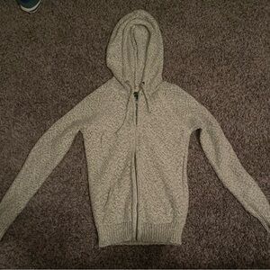 La Hearts Knit Zip Up Hoodie
